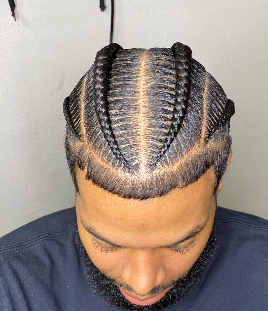 4 Stitch Braids for men