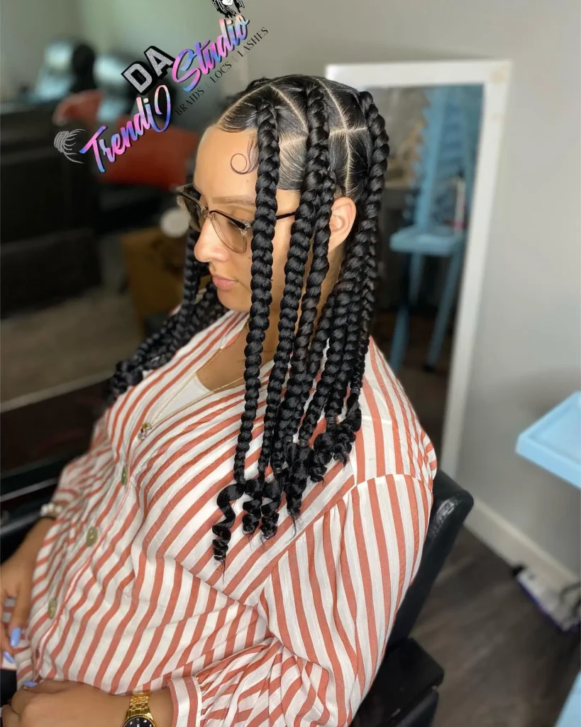 short box braids hairstyles 