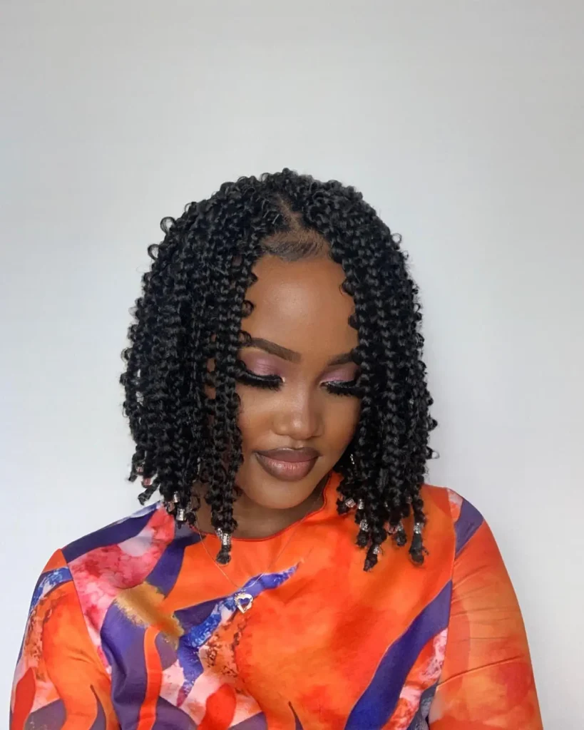 short jungle box braids hairstyles 