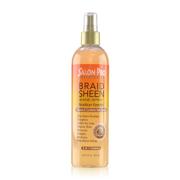 salonpro braid sheen shine spray