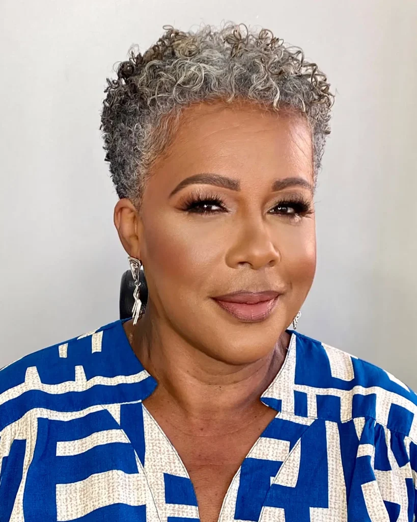 Short Natural Haircuts for Black Women over 50