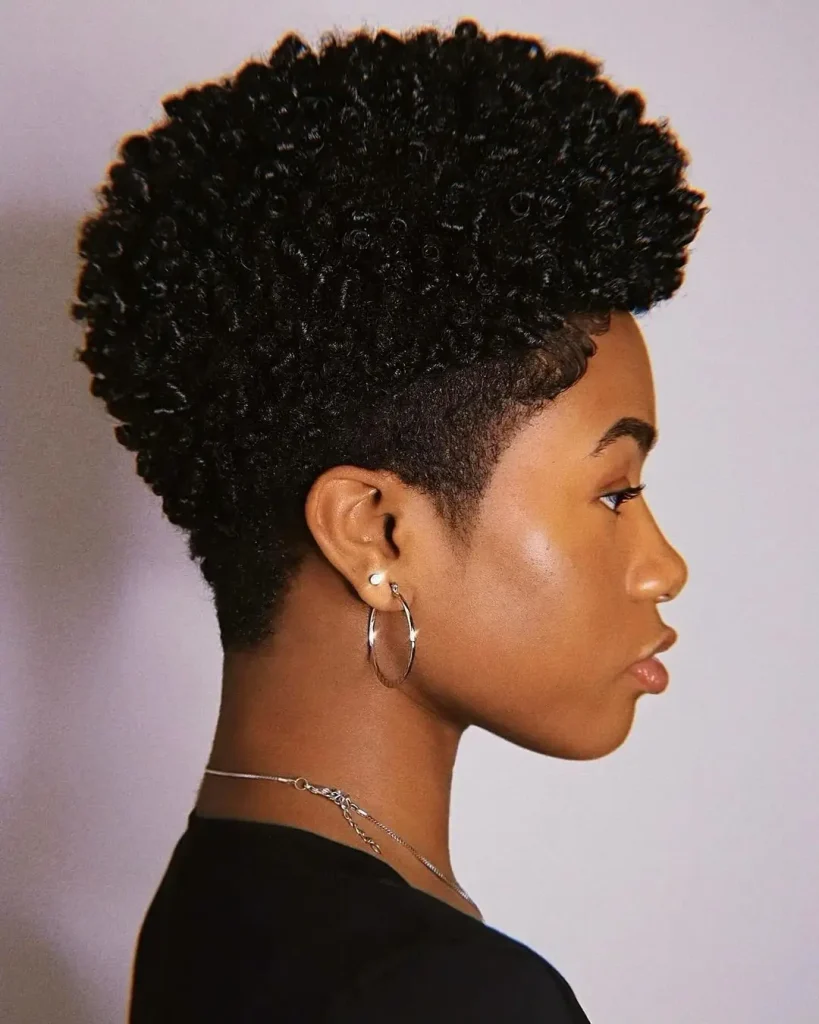 Natural Tapered Cuts for Black Women