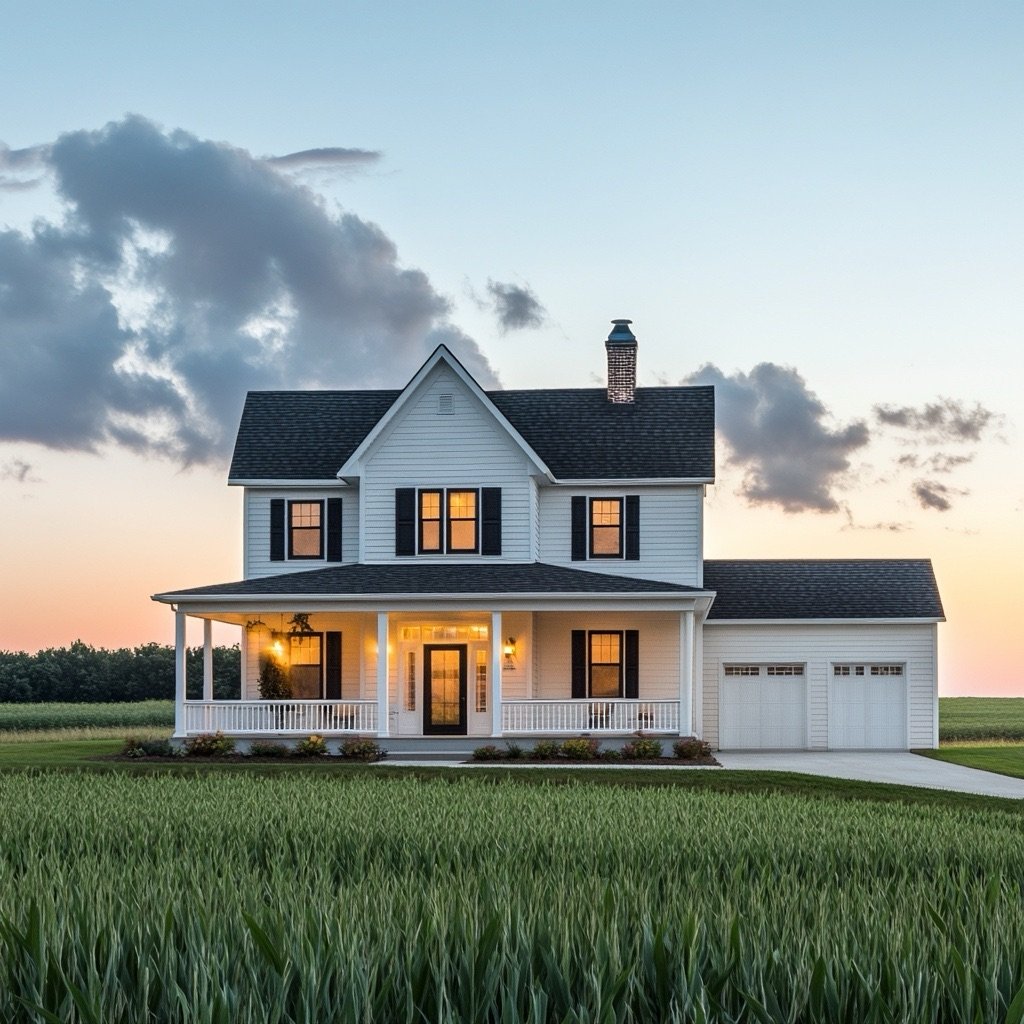 Building a Farmhouse in 2025? Here’s What $300K–$1M Gets You (Across the U.S.)